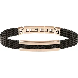 Breil SNAP Armband Roségold/Schwarz TJ2743 Größe 21 cm