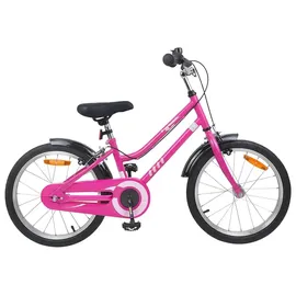 vidaXL Kinderfahrrad 18 Zoll pink/rosa/schwarz