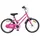 vidaXL Kinderfahrrad 18 Zoll pink/rosa/schwarz