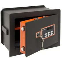 ARREGUI Plus C Tresor Sicherheitsstufe S2 | Tiefenverstellbarer Wandtresor mit Kl. A Zertifiziertem 2-Faktor-Sicherheitsschloss | Safe für Zuhause oder Gewerbe mit Code (19 L - 27 X 38,5 X 20/30 cm)