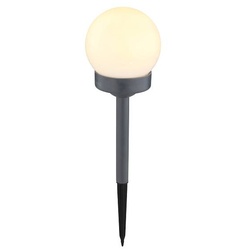 Solarleuchte Kunststoff Grau, 1Xled Solarleuchte Kunststoff, Led