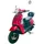GT UNION Massimo 50 ccm 3,0 PS 25 km/h Rot