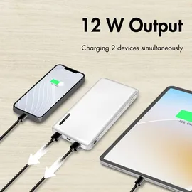 Logilink Powerbank 10000 mAh, 2x USB-A USB-C, schwarz