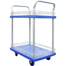 VISO Servierwagen 150 kg Blau/Silber