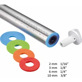 Westmark Ausrollstab mit 4 Distanzringen, 30452260