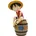 Luffy Barrel Alarm Clock blau/braun/rot/gelb