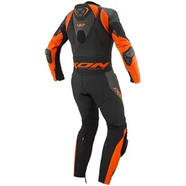 IXON Vortex 3 Lederkombi - Black / Anthracite / Orange - 4XL