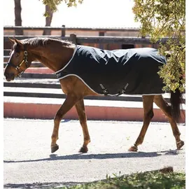 Horseware Ireland Führanlagendecke 200g Walker Rug M (130-140 cm) Schwarz/Silber