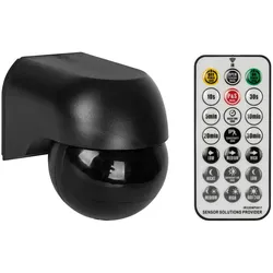 LEDS LIGHT AP-Bewegungsmelder 2000W/LED 1000VA Erfassungswinkel 180° Reichweite bis 12 m sw mit Linse