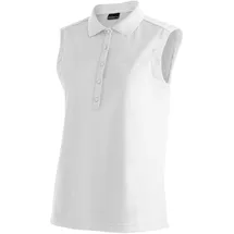 Maier Sports Ulrike ärmelloses Polo - White - L