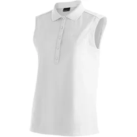 Maier Sports Ulrike ärmelloses Polo - White - L