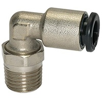 Riegler L-Steckverschraubung »click-clock«, drehbar, R 1/8 außen, Ø6 mm