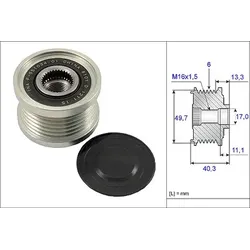 Schaeffler Ina Generatorfreilauf [Hersteller-Nr. 535009310] für Nissan