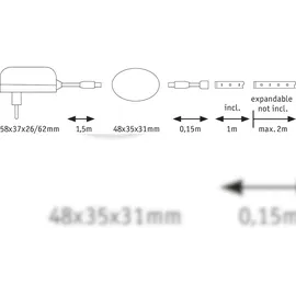 Paulmann YourLED Stripe Basisset 1 m (709.55)