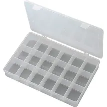 TRU Components Sortimentskasten Polypropylen 278 x 192 x 43 mm transparent
