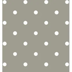 Clairefontaine Geschenkpapier Excellia 80g, Rolle 50x0,70m, Weiße Punkte/Hintergrund taupe - Taupe 201503C