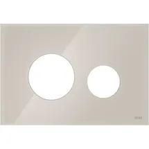 TECE TECEloop WC-Blende 9240617 Glas lichtbeige, für WC-Betätigungsplatte