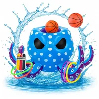 Coemo Wasser Basketball KRAKI Ringwurfspiel Blau | Gr.: onesize