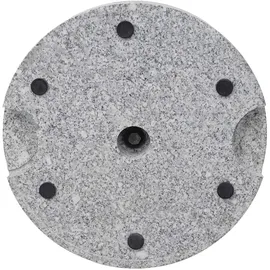 Mendler Schirmständer Granit 24 kg Grau