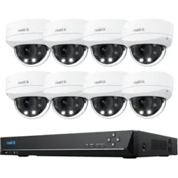 Reolink RLN16-410 – Zentralspeicher für Sicherheitskameras Recorder + 8 x RLC-843A