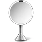 simplehuman Sensor-Spiegel mit Touch-Control-Helligkeit und doppelter Lichtfunktion, gebürstet