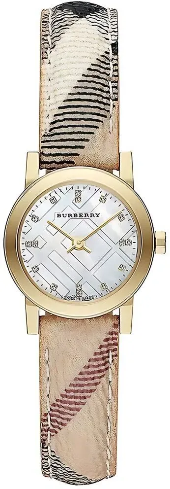 Burberry The City Damenuhr gold braun