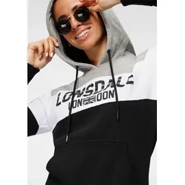 Lonsdale Penbryn Hoodie Schwarz/Weiß XS (34)