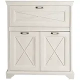 Forte Kashmir 123 x 143,3 x 48,2 cm Pinie Weiß