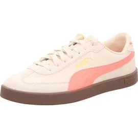 Puma Club II Era Sneaker, Alpine Snow-Fluro Peach PES-Gum, 42