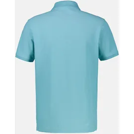 Lerros Klassisches Poloshirt für Herren in *Cool & Dry* Piquéqualität - Coastal Blue - M