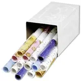 Transparentpapier Rolle 115g/qm 50x61cm Weihnachten sortiert VE=25 Stück