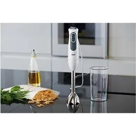 Braun MultiQuick 3 MQ 3100 Inox Stabmixer weiß/grau