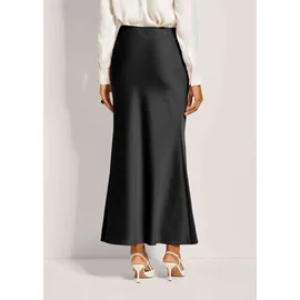 Madeleine Maxirock Damen Satin Schwarz 36