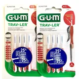 GUM Proxabrush Travler 4 Interdentalbürsten – Ref: 1314: 0,8 mm (2)