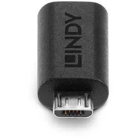 Lindy USB 2.0 Adapter [1x USB-C® Buchse - 1x USB 2.0 Stecker Micro-B