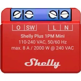 Shelly 1PM Mini Gen3, 1-Kanal, Unterputz, Schaltaktor mit Strommessfunktion (Shelly_Plus_1PM_Mini_G3)