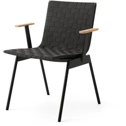 &Tradition - Ville Outdoor AV34 Armlehnstuhl, warm black