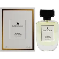 Swiss Arabian Jasmine and Honey Eau de Parfum 100ML – Eine süße Fusion aus honigartigen Blüten und kräftiger Zeder – Ein unwiderstehlich einladender Duft