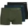 JACK & JONES JACBASIC BAMBOO TRUNKS unifarben grün S 3er Pack