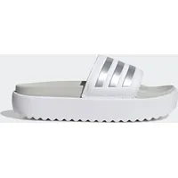 Adidas Platform adilette Cloud White / Zero Metalic / Grey One 43