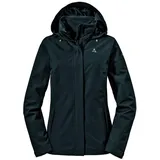Schöffel Jacke Gmund L Damen Wanderjacke (Schwarz 52 Größe)