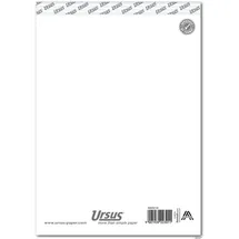 Ursus Notizblock A5 blanko Weiß