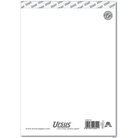 Ursus Notizblock A5 blanko Weiß