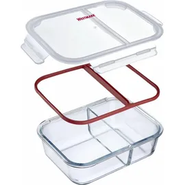 Westmark Frischhaltedose rot transparent 0,98 l