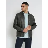 Mustang Lederjacke anthrazit M