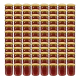 vidaXL Marmeladengläser mit Goldenem Deckel 96 Stk. 230 ml