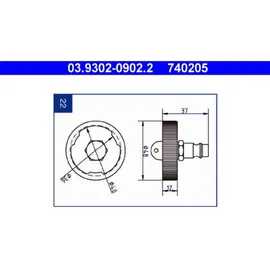 ATE Entlüfterstutzen