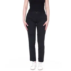 DAINESE Chinos Lady Tex Damen Motorrad-Hose mit Pro-Shape 2.0-Protektoren Motorrad-Chino Motorsport-Hose 202755145 Schwarz - W26