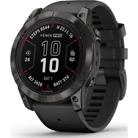 Garmin fenix 7X Pro Sapphire Solar schwarz/carbongrau