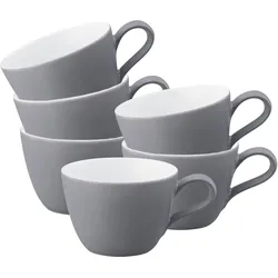 Seltmann Weiden Life Fashion Kaffeetasse 240 ml 6er Set Elegant Grey